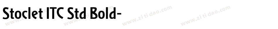 Stoclet ITC Std Bold字体转换